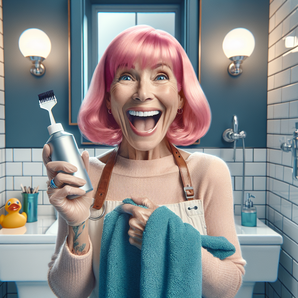 A stylish person showing off a vibrant new hair color, highlighting the transformation and fashion impact of hair dyeing.